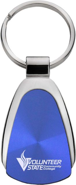 Volunteer State Community College Teardrop Keychain
