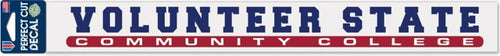 Volunteer State Community College 2'' x 17'' Perfect Cut Decal